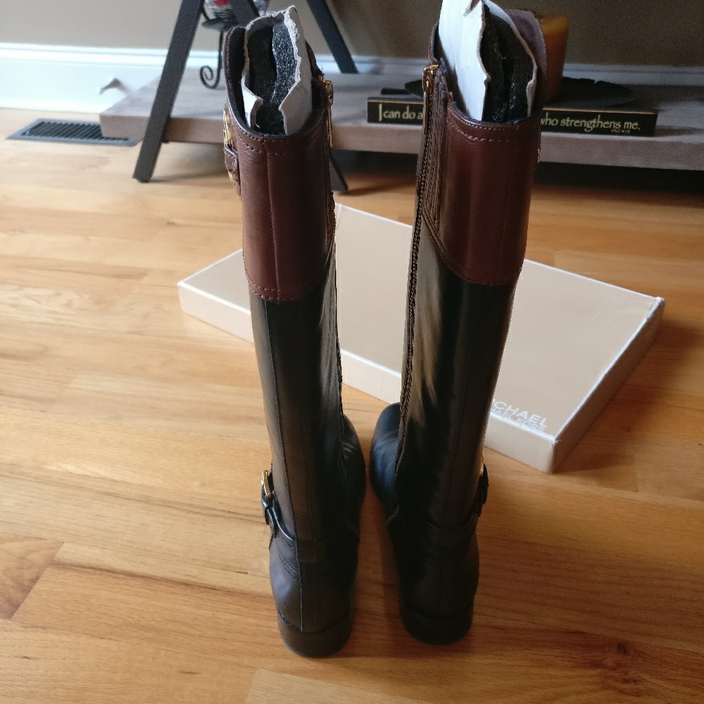 Michael kors stockard leather riding boot in BOX - Picture 6 of 8